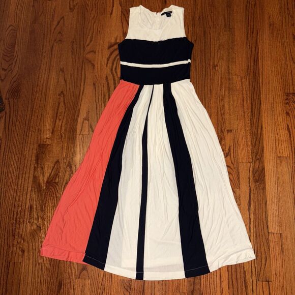 FRENCH CONNECTION Colorblock Sleeveless Maxi Dress – Size 8 - Picture 1 of 7